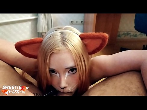 ❤️ Kitsune loro dick na kụkọba n'ọnụ ya ❤️  na anyi ❤